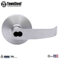 Townsteel F09 Storeroom, Night Latch, Key Retracts Latch Bolt, Regular, Compatible with Rim, SVR, LBR & 3 Poin TNS-ED8900LQ-09-R-SLFIC-626